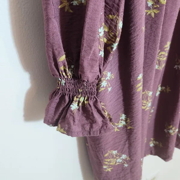 A New Day Purple Floral Dress Size 3X - Image 5