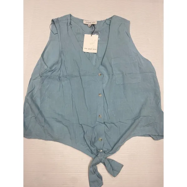 the good jane women’s top blue size L (b4) - Image 2