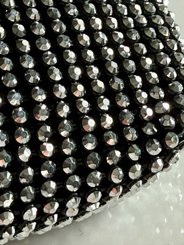 INC Soft Shoulder Black & White Studded Shoulder Bag - Image 6