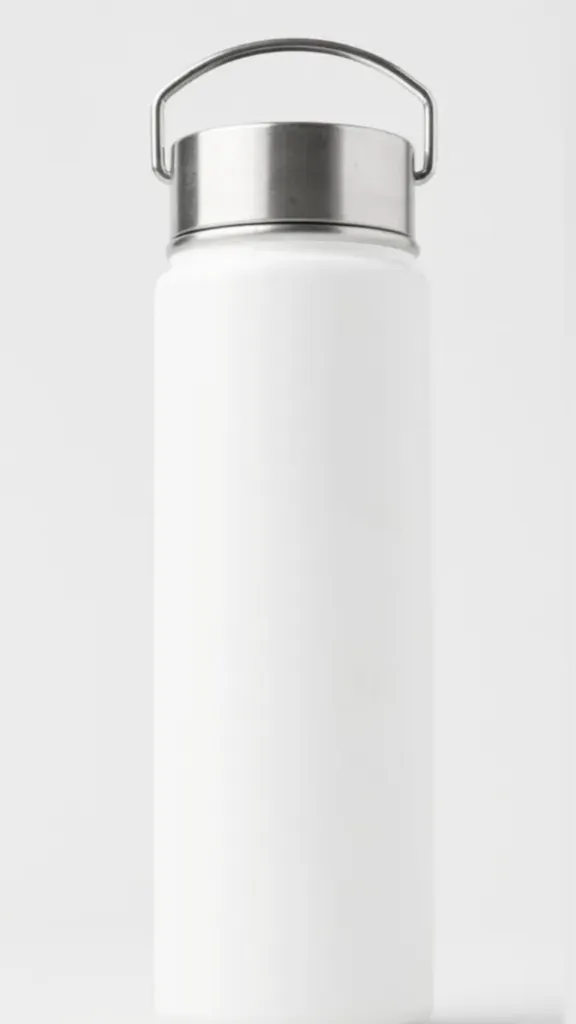 Alo Yoga White Water Bottle - Image 2