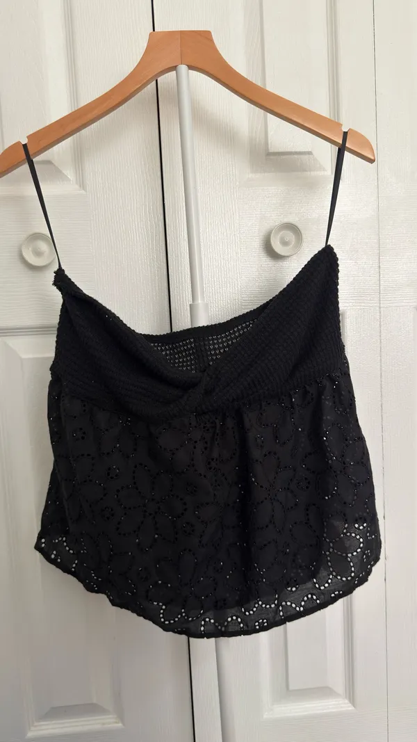 SheIn Flowy black tube top - Image 2