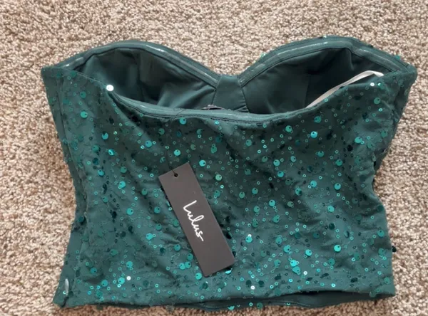 Lulus sequin strapless top - Image 2