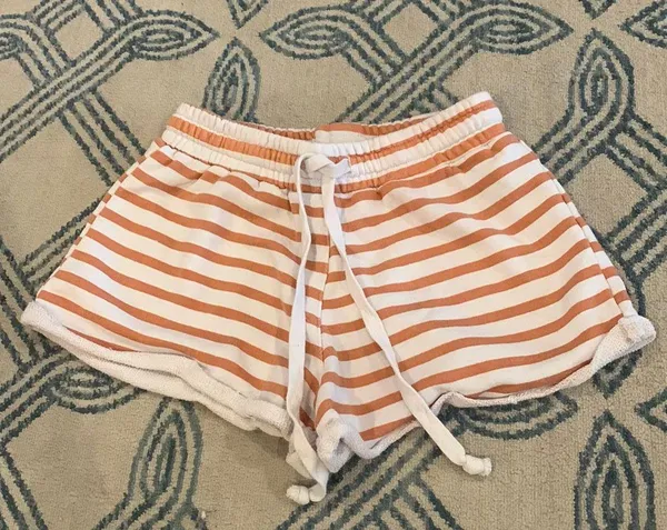 Don't Ask Why Striped Loungewear Shorts - Image 2