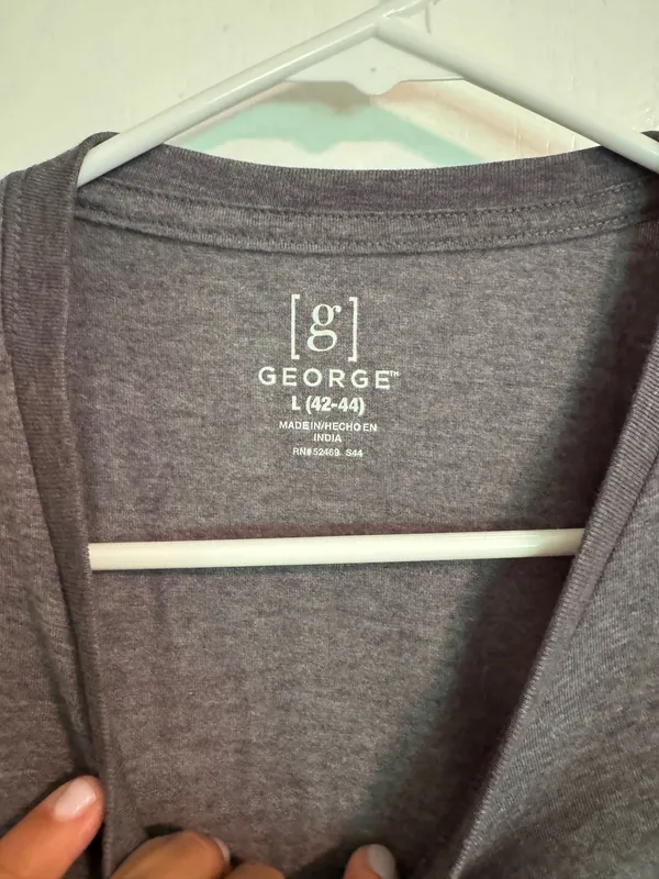 George Tshirt Gray Size L - Image 2