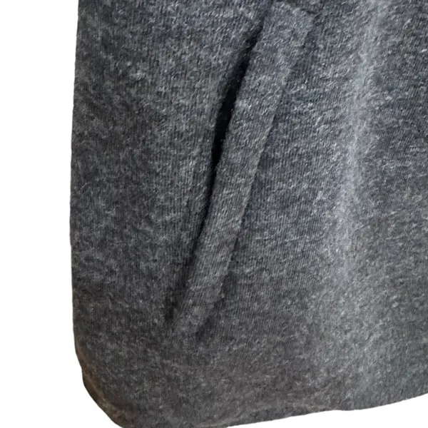Fabletics Milano Coat Faux Leather Sleeve Size‎ Large Black Winter Lightweight - Image 5