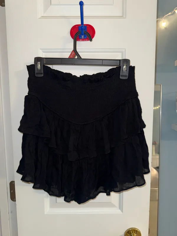 Black Ruffle Skirt Palmetto Moon - Image 2