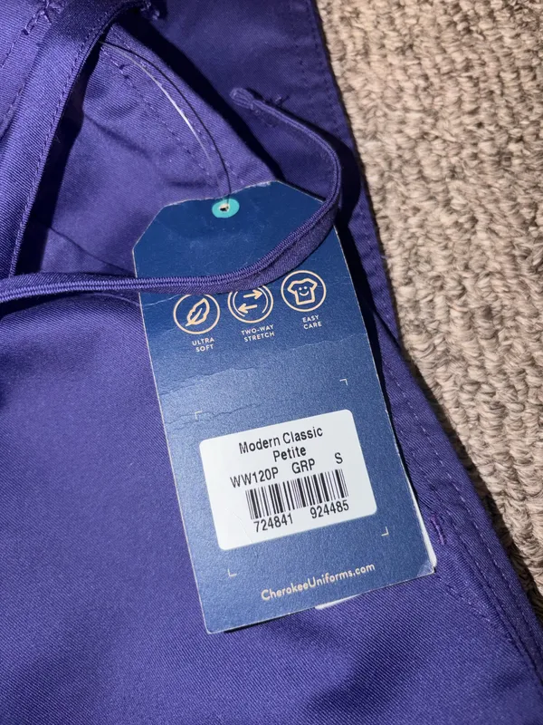 Cherokee Scrub Pants purple - Image 5
