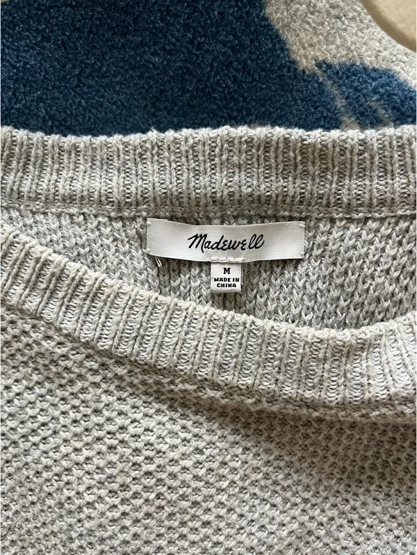 Madewell Grey Sweater - Image 3