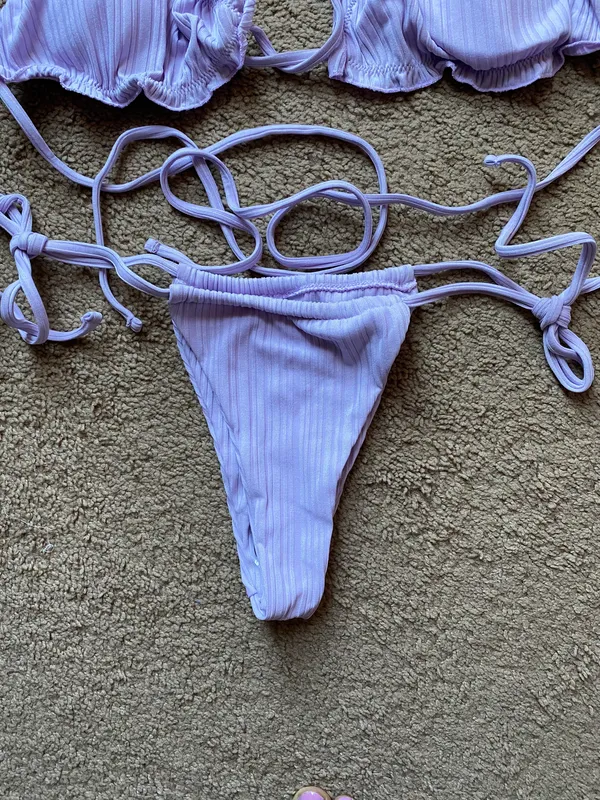 Pastel Pink Two Piece Bikini Size XS - Image 4