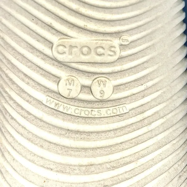 Crocs Mellow Recovery Thick Cushioned Slip-On Slide Sandals In Bone Size 9 - Image 8