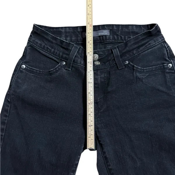 Levi’s Womens Curvy 529 Skinny Leg‎ Black Jeans Sz 28 minimalist style y2k denim - Image 11