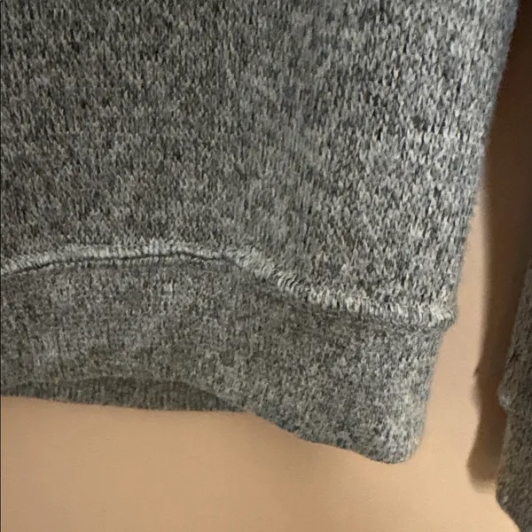 Disney Gray Crewneck Sweatshirt with Mickey & Minnie Scarf Graphic - Image 5
