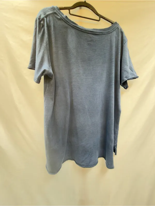 Free People We the Free Scoop Neck Pocket Tee size Large - Image 7
