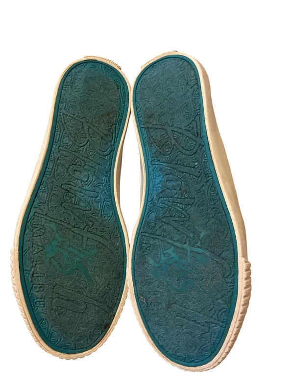 Blowfish Malibu Marley Star Print Slip-On Sneakers - Distressed Denim Blue - Image 4
