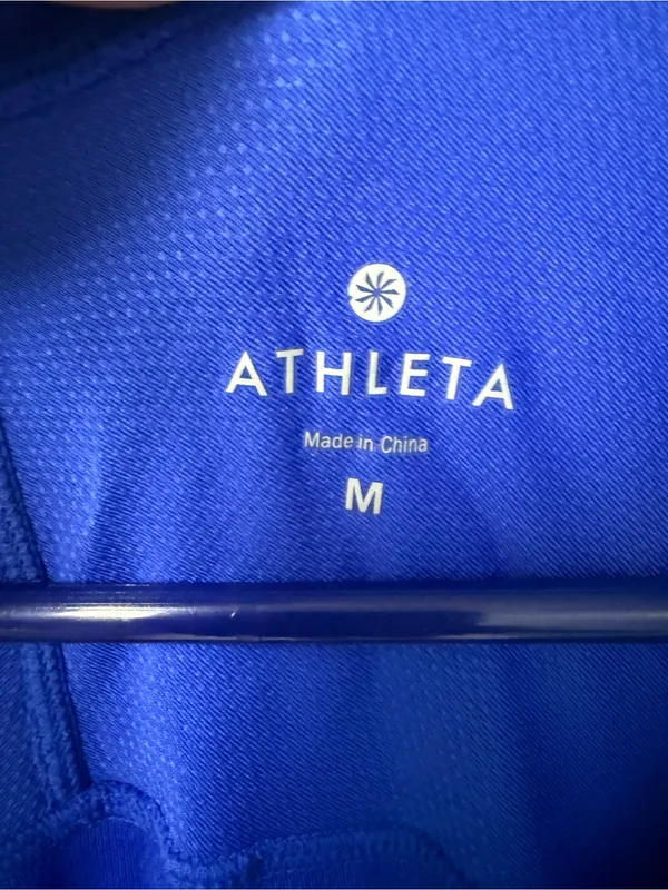 Athleta Electric Blue Long-Sleeve Hooded Tunic - Image 3