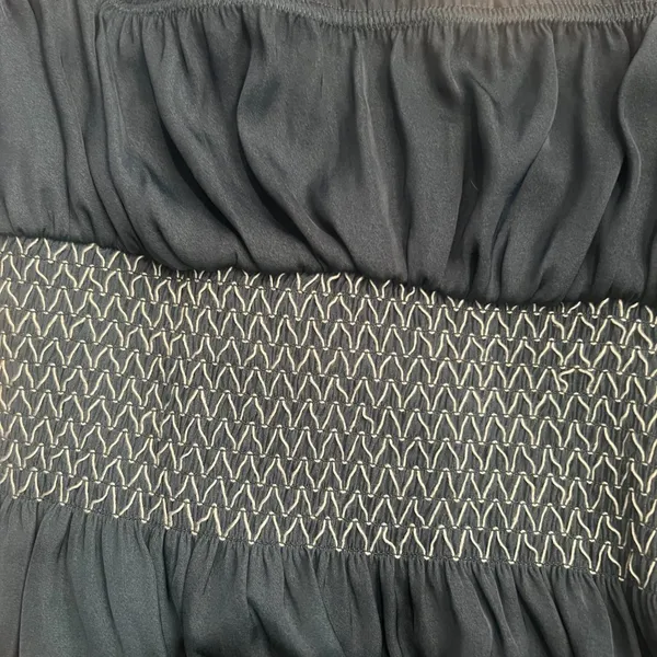 NWT‎ Free people green smocked crop top size XS - Image 6