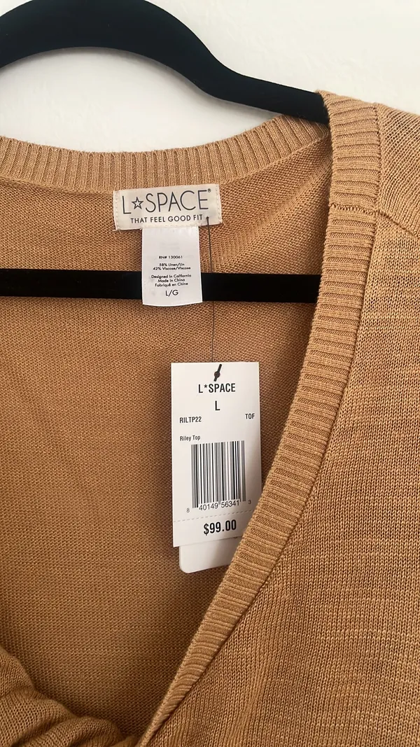 Revolve NWT LSPACE Riley Top and Vagabond Skirt in Toffee - Image 4