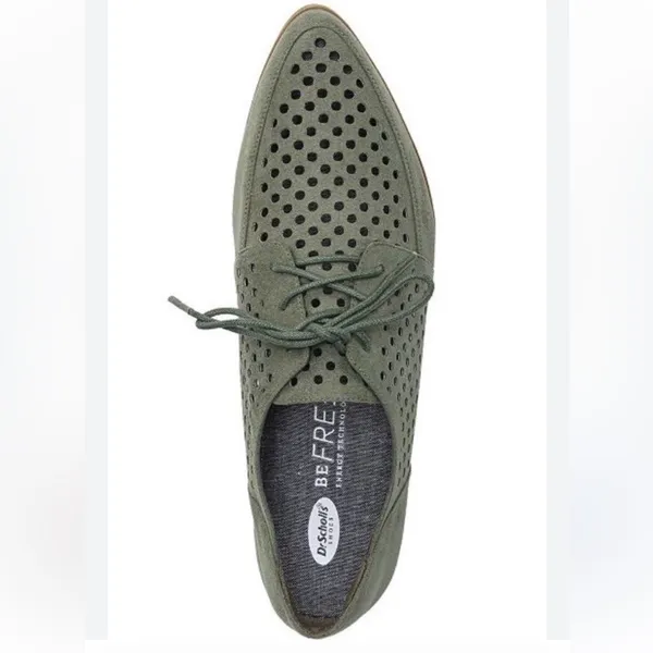 Dr.Scholls Equalchop Olive Green Oxfords Size 7.5 - Image 5