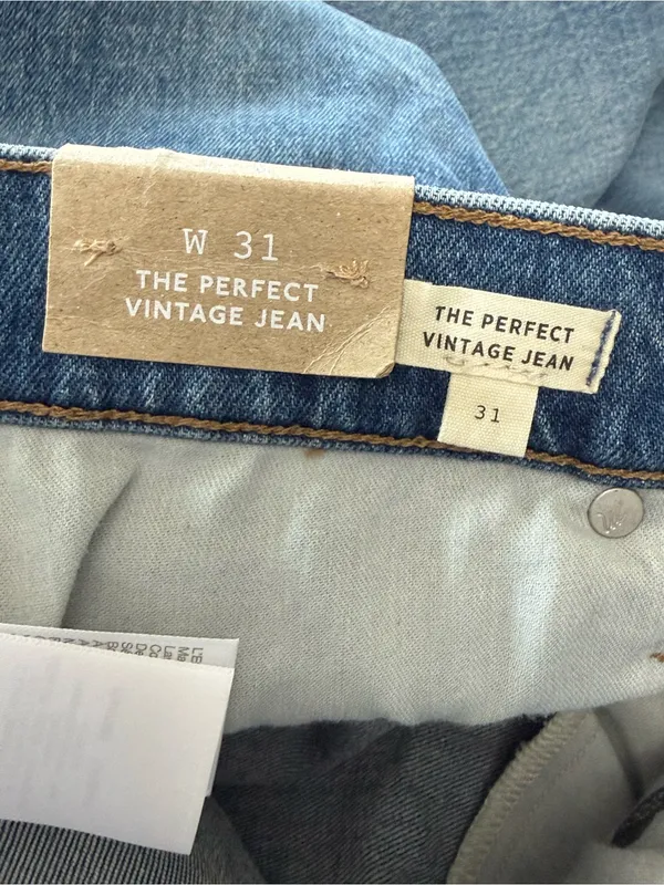 NWT Madewell The Perfect Vintage Jean Size 31 Kepler Wash - Image 9