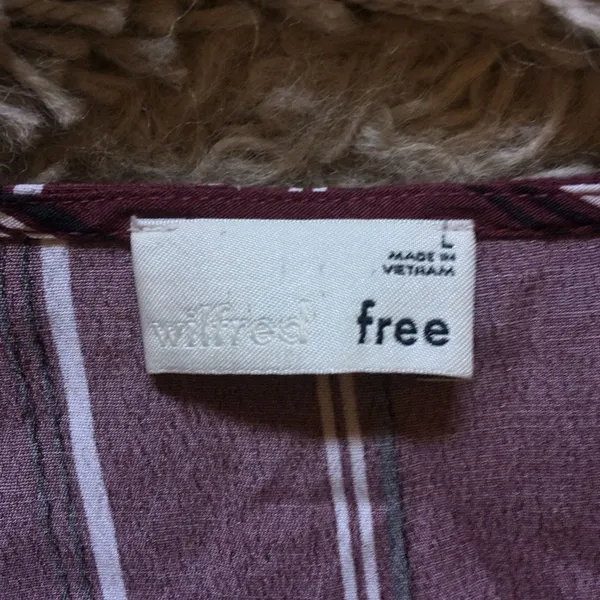Aritzia Wilfred Jess’s wrap dress large maroon - Image 4