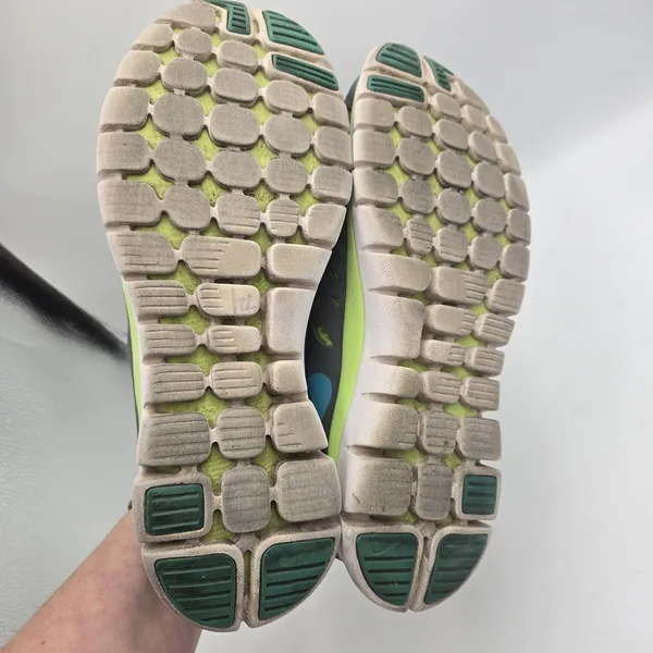 Nike Flex 2013 Run Women’s 9 Gray Volt Blue Breathable Running Athletic Shoes - Image 7