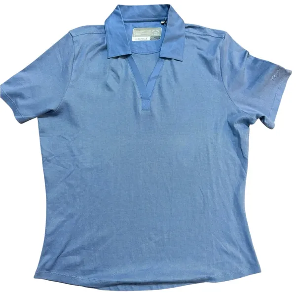 Cutter & Buck Women’s Light‎ Blue Polo Shirt Classic Collar Golf Top Sz M - Image 6