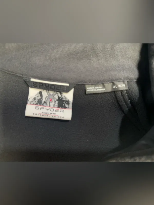 Spyder Women’s XL Gray Black Quarter Zip Pullover Sweater Athletic Top - Image 12