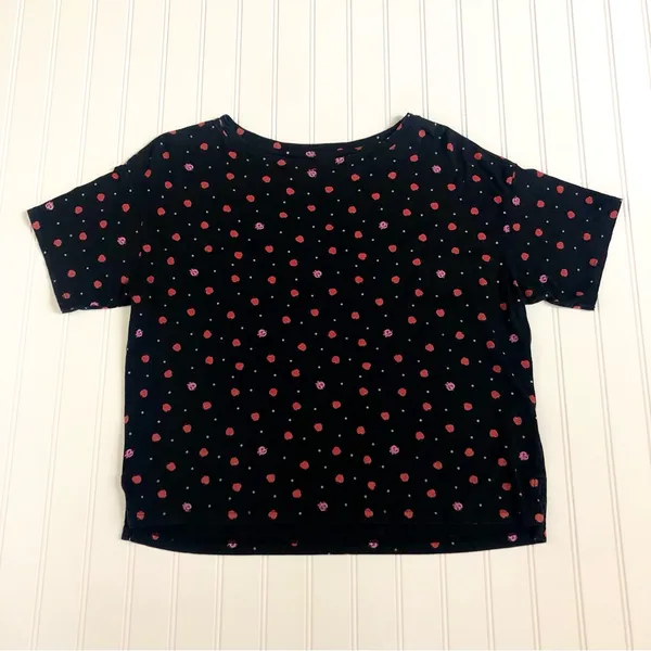 Uniqlo UT Disney Black and Red Snow White Poison Apple Tee Shirt - Image 2