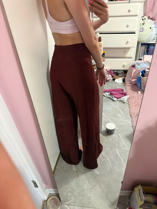 Wide leg lounge pants - Image 2