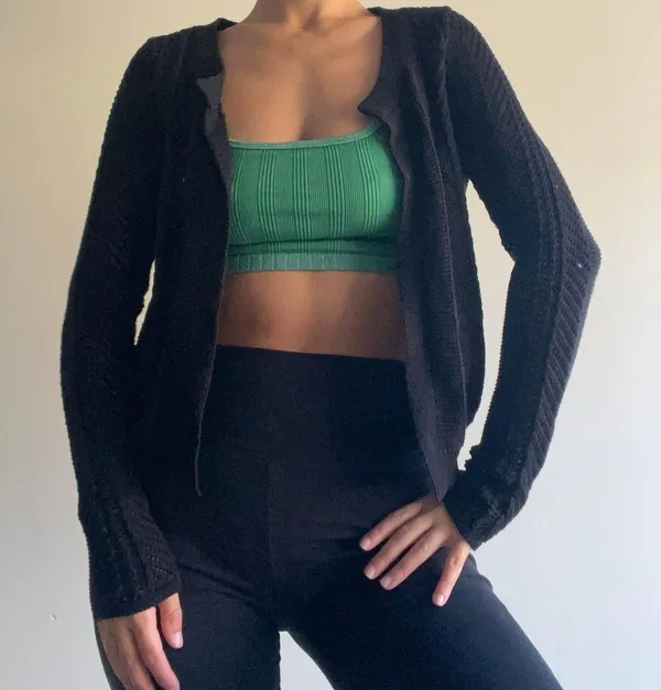 Black Cardigan - Image 2