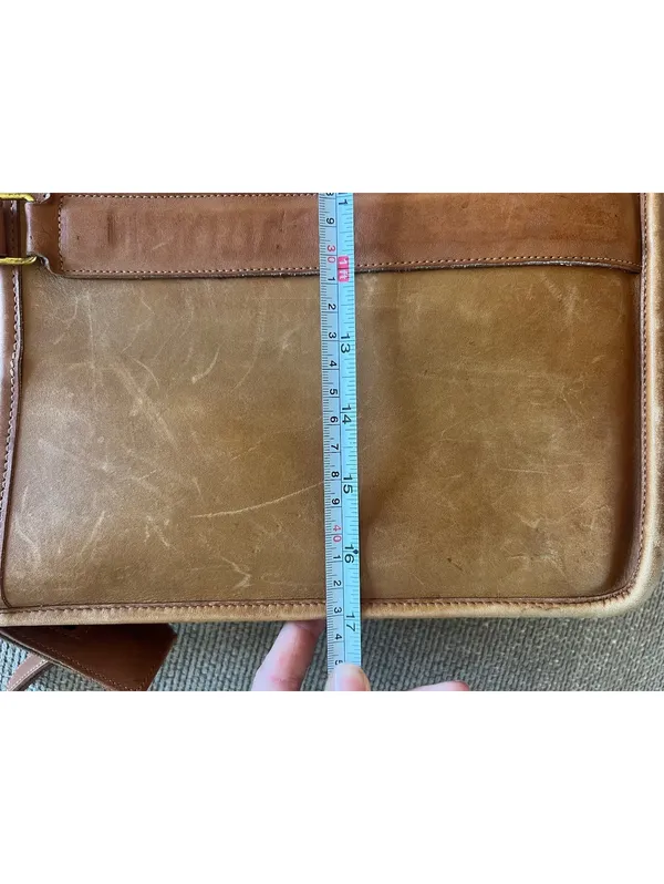 Vintage Coach Embassy Leather Messenger Bag - Image 8