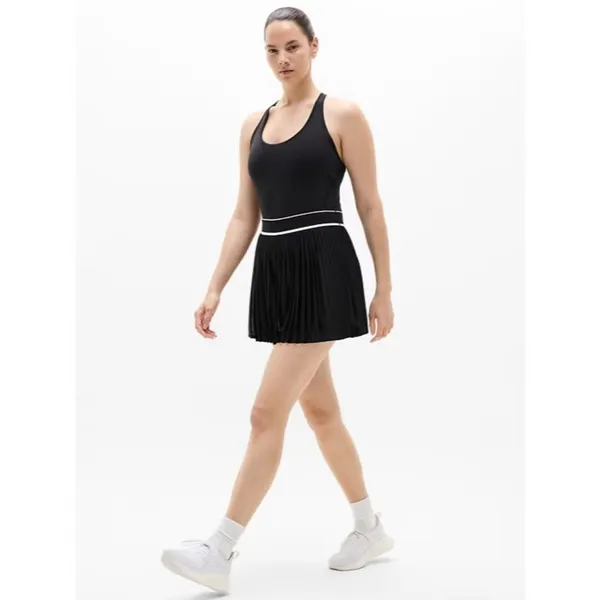 Athleta XS Power Serve Tank Dress Tennis Black X-Small Regular - Image 5