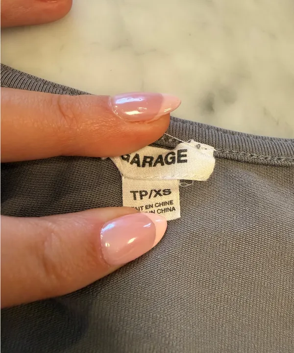 Garage Long Sleeve Crop Top - Image 3
