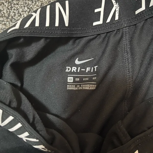 Nike Women's Athletic Black Shorts - Image 2