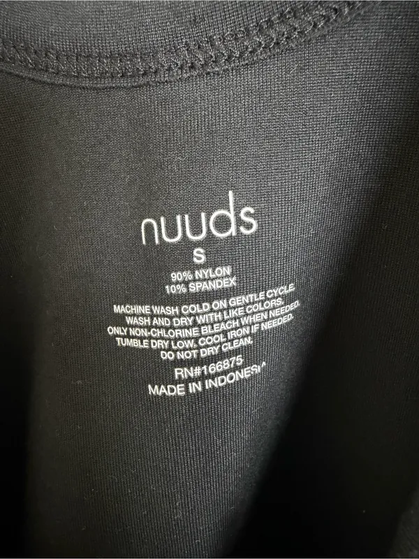 NWOT Nuuds Seamless Scoop Tank Bodysuit Small - Image 5