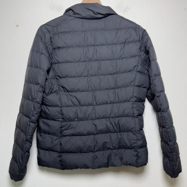 Uniqlo Women Ultra Light Down‎ Filled Jacket Medium Black Puffer Water Repellent - Image 6