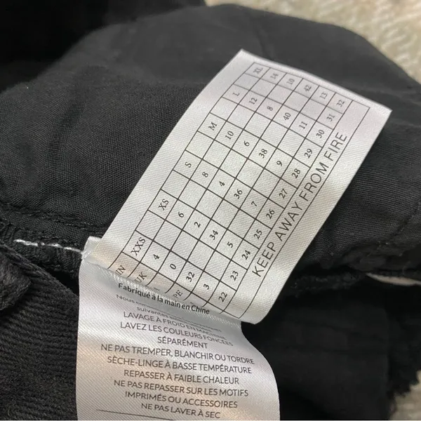 NEW One Teaspoon Bandits Relaxed Fit Twisted Cuff Hem Shorts Black Panther 29 - Image 14