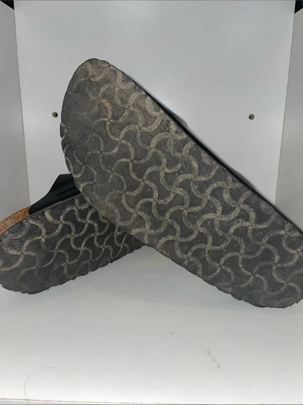 Birkenstock Arizona Black Two-Strap Women's Sandals Slides Size 39 / 8-8.5 - Image 5