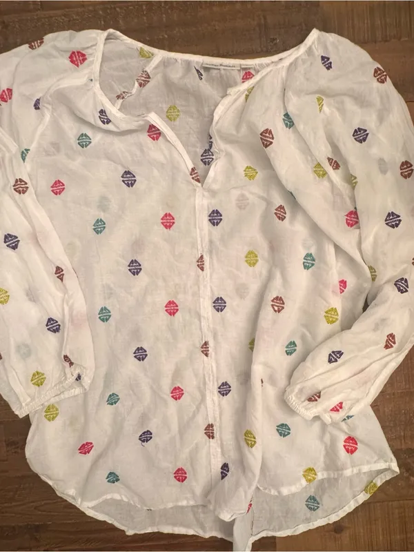 ROLLER RABBIT Kurtoe Embroidered Blouse - Image 3