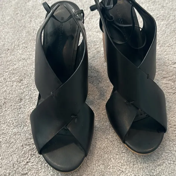 Rebecca Minkoff black wedges - Image 2