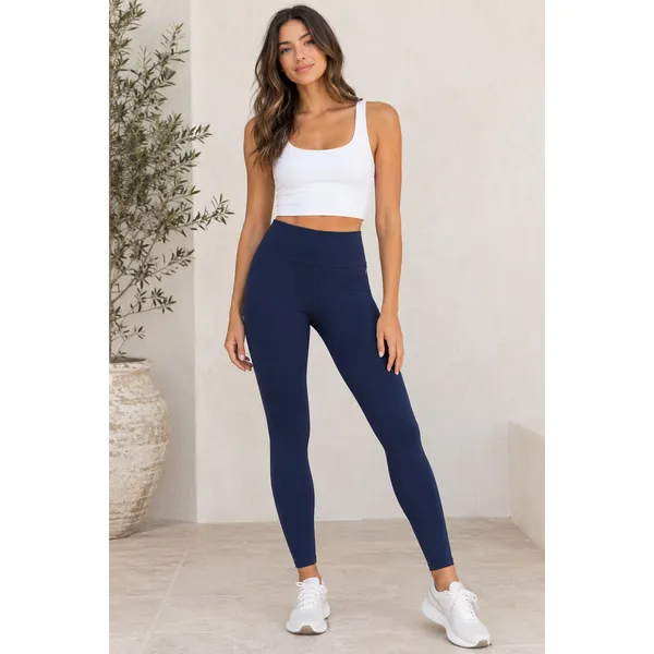 Vuori All The Feels Leggings Blue Coast Womens Athletic Small - Image 13