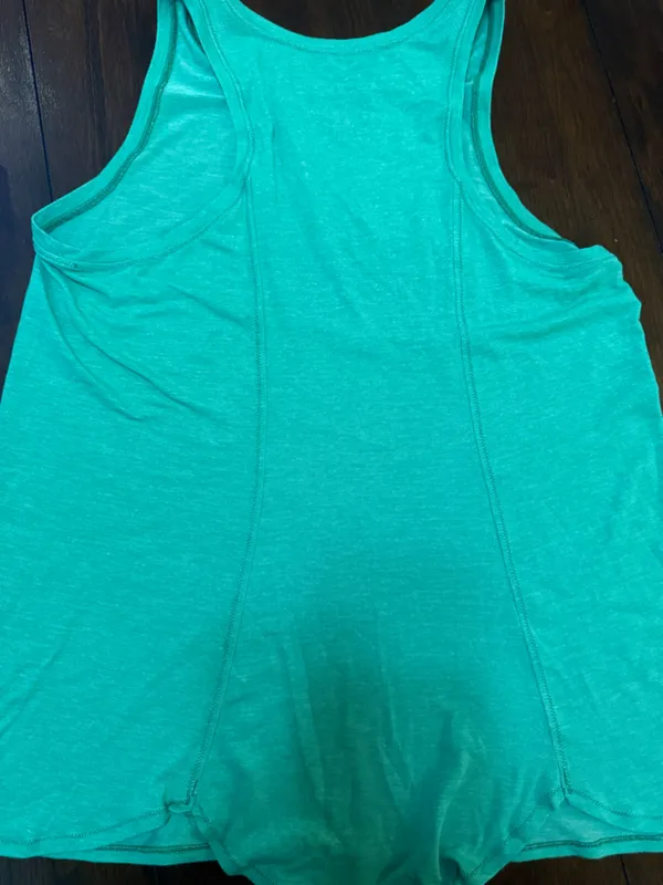 Patagonia Women's Large Sleeveless Tank Top in Teal Green - Image 2