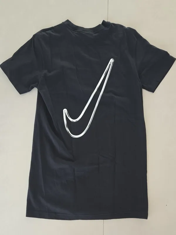 Nike BlackSportwear Swoosh Crewneck Dress with White Swoosh Text Size S - Image 4