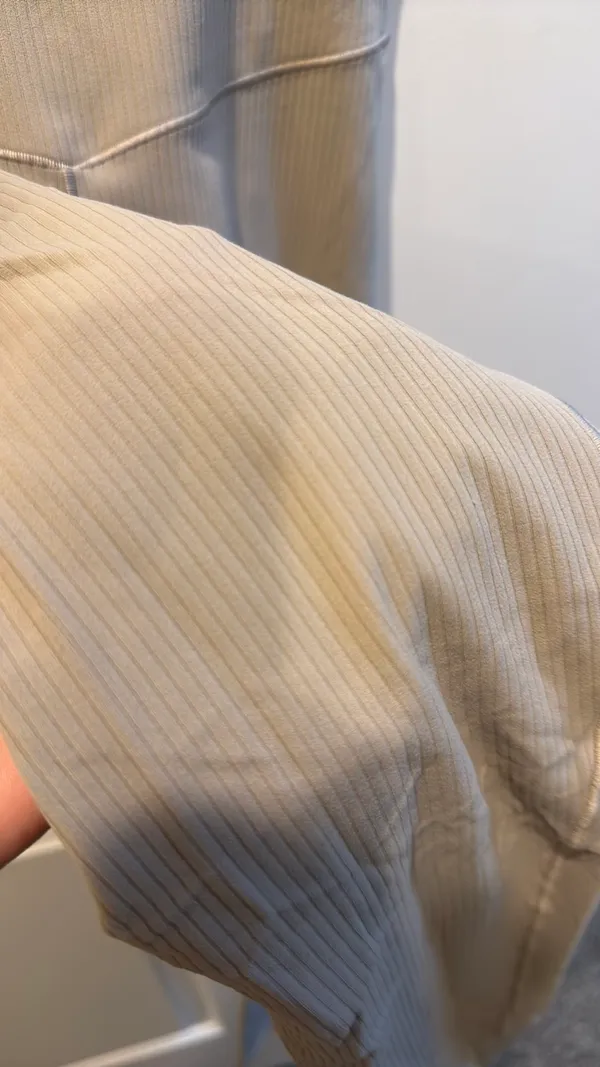 Aerie Ribbed Tan Leggings - Image 4