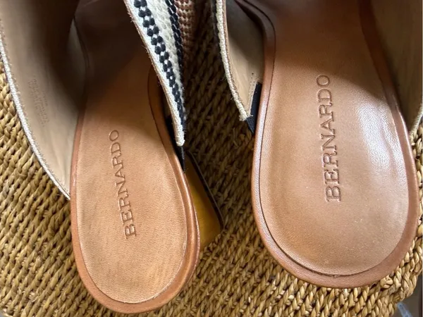Anthropologie Bernardo Nala Woven Heeled Mules - Image 3