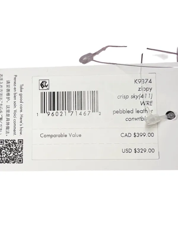 Kate Spade New York Pebbled Leather Convertible Crossbody Bag in Crisp Sky NWT‎ - Image 13