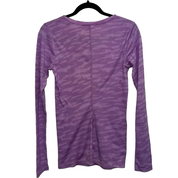 Under Armour Purple Long Sleeve Athletic‎ Top XS Fitted HeatGear - Image 2
