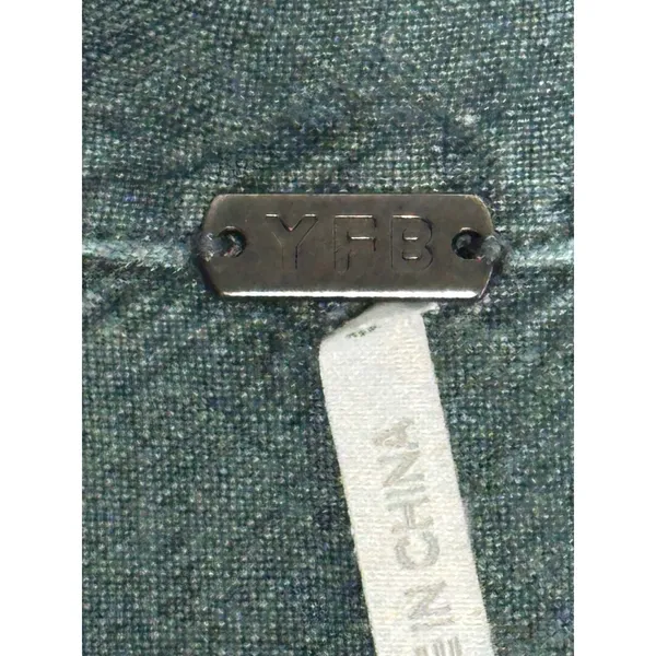 YFB Young Fabulous & Broke Green Linen Blend Frayed‎ Hem Short Sleeve Romper L - Image 3