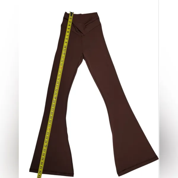Offline Aerie Leggings Womens Small Brown Real Me Xtra Bootcut High Rise Yoga - Image 8