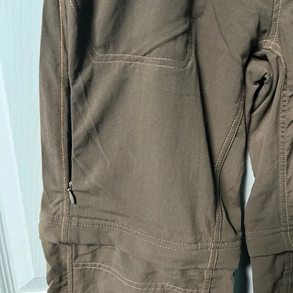 Mountain Hardwear Convertible Corsica Pants Shorts Outdoor hiking brown cargo - Image 4